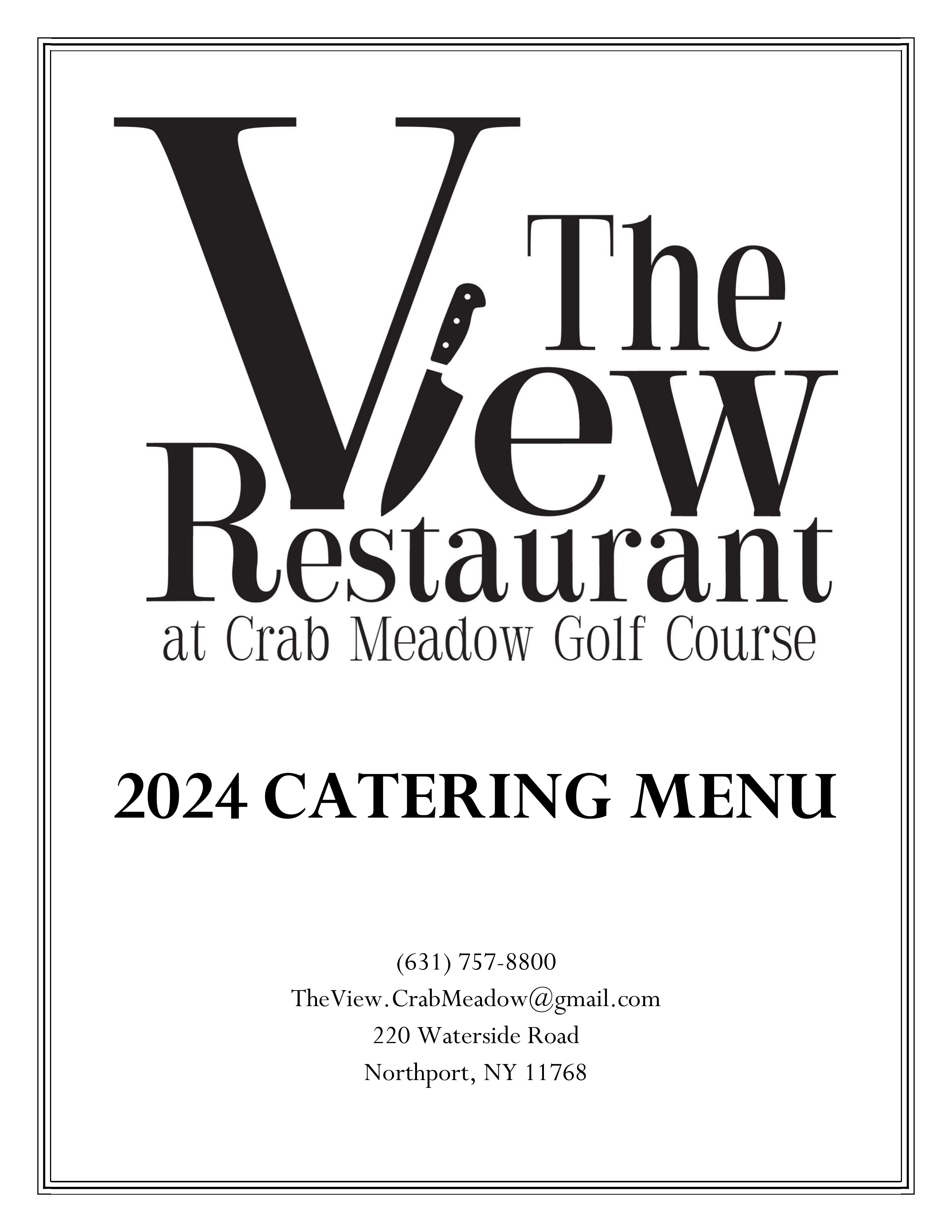 TheViewCateringMenu2024 images 0