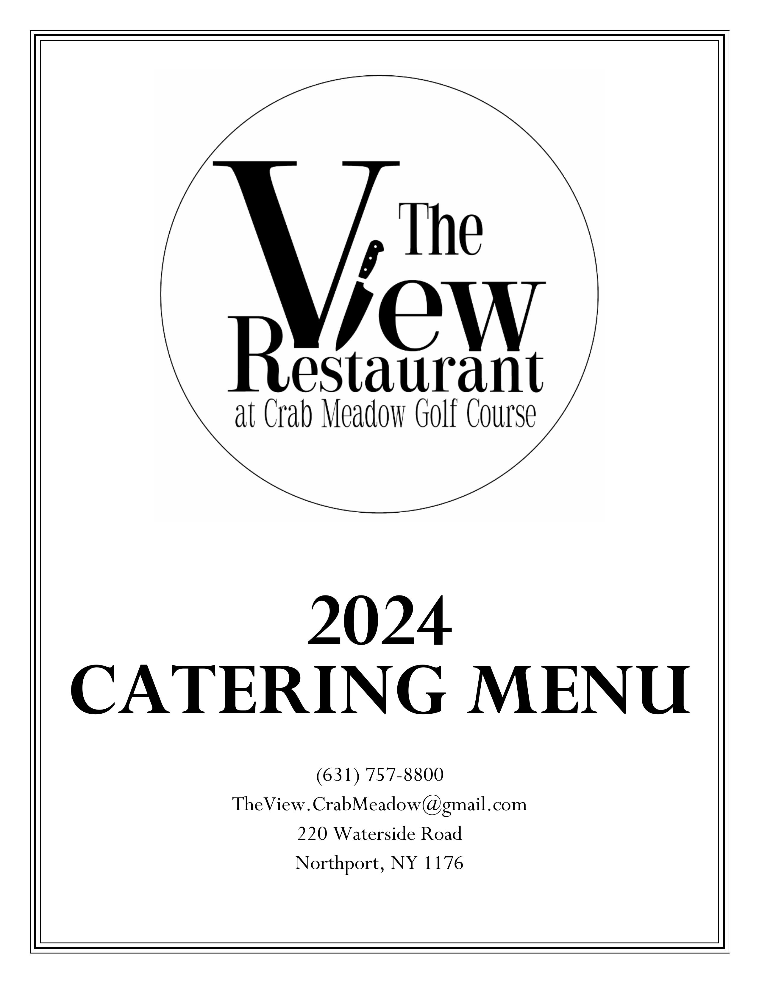 TheViewCateringMenu2024 images 0